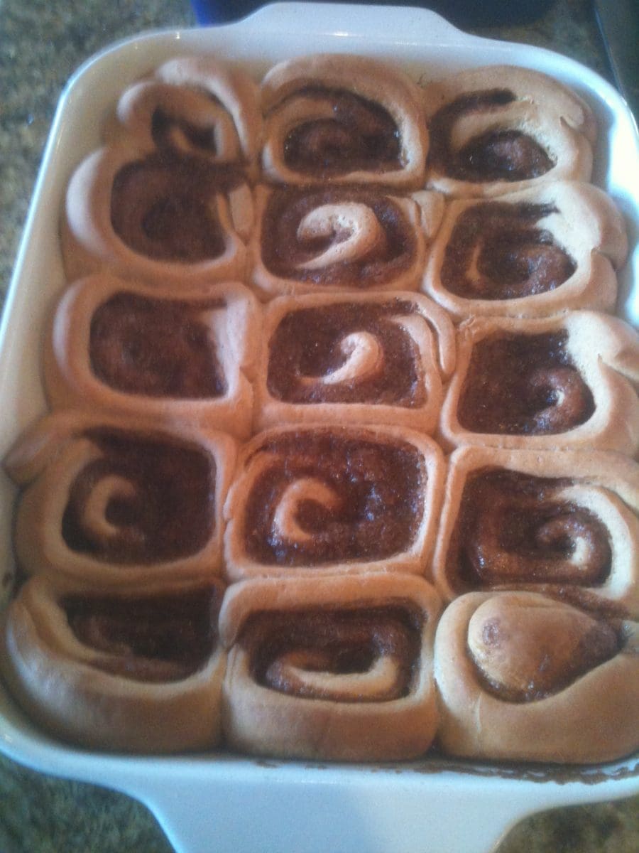 Cinnamon Rolls Fresh out of the oven stone ground, whole wheat, wheat flour, oats, gluten fee, baking recipes, flour, gluten free recipes, oatmeal